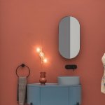 Axa Uchwyt okrągły na ręcznik Czarny mat A10012