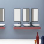 Axa Wild Umywalka stawiana na blat lub wpuszczana 45x45 cm z korkiem Click-clack Biały połysk 3009001+AF0015