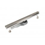 Balneo Slim Odpływ liniowy 80 cm stal szczotkowana SLIM80
