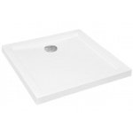 Besco Aquarius Brodzik Kwadratowy SlimLine 80x80 biały BAA-80-K