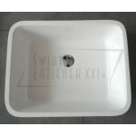  Besco Assos Umywalka Nablatowa 40x50 biała UMD-A-NB