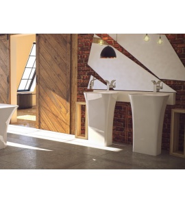 Besco Assos Umywalka Wolnostojąca 40x50 biała UMD-A-WO