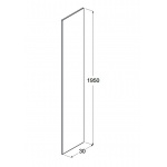 Besco Aveo Panel Boczny Prysznicowy Walk In 30x195 PA-30-195-C