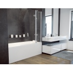 Besco Avis Parawan Nawannowy 2-skrzydłowy 120x145 PAV-2S