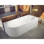 Besco Avita Wanna asymetryczna Prawa 150x75 biała WAV-150-NP