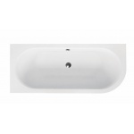 Besco Avita Wanna asymetryczna Lewa 150x75 biała WAV-150-NL