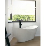 Besco Decco Bateria Wannowa Wolnostojąca czarny matt BW-D-CZ