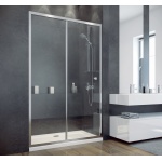 Besco Duo Slide Drzwi Prysznicowe Przesuwne 100x195 DDS-100