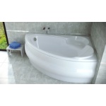 Besco Finezja Nova Wanna asymetryczna Prawa 155x95 biała WAF-155-NP