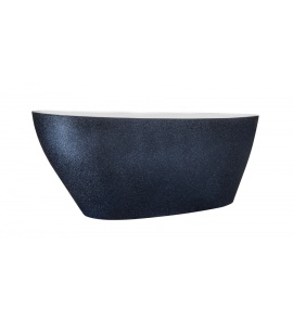 Besco Goya Glam Wanna Wolnostojąca 160x70 cm biała/grafit WMD-160-GG