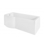 Besco Inspiro Wanna Do Zabudowy+Parawan Lewa 160x70 biała WAI-160-NLE