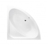Besco Luksja Wanna narożna 148x148 biała WAL-150-NS