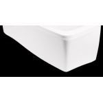 Besco Luna Obudowa asymetryczna Prawa 150x80 biała OAL-150-NP