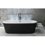 Besco Modern Bateria Wannowa Wolnostojąca czarny matt BW-MII-CZ