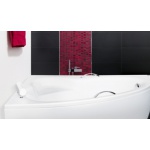 Besco Natalia Wanna asymetryczna Lewa 150x100 biała WAN-150-NL