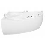 Besco Natalia Wanna asymetryczna Lewa 150x100 biała WAN-150-NL