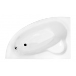 Besco Natalia Wanna asymetryczna Lewa 150x100 biała WAN-150-NL