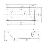 Besco Optima Wanna prostokątna 170x70 biała WAO-170-PK