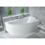 Besco Praktika Wanna asymetryczna Prawa 150x70 biała WAP-150-NP