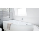 Besco Praktika Wanna asymetryczna Prawa 150x70 biała WAP-150-NP