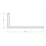 Besco Quadro Obudowa prostokątna 155x70 biała OAQ-155-PK