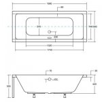 Besco Quadro Wanna prostokątna 190x90 cm biała WAQ-190-PK