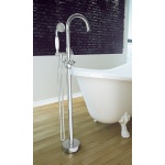 Besco Retro Bateria Wannowa Wolnostojąca chrom BW-RI-CH