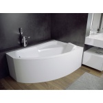Besco Rima Wanna asymetryczna Prawa 140x90 biała WAR-140-NP