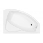 Besco Rima Wanna asymetryczna Prawa 140x90 biała WAR-140-NP