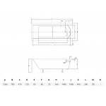 Besco Shea Wanna prostokątna 160x70 cm biała WAS-160-PK