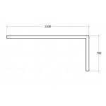 Besco Talia Obudowa prostokątna 110x70 biała OAT-110-PK
