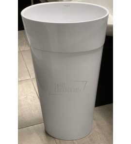 Besco Uniqa Umywalka Wolnostojąca 32x46 cm biała UMD-U-WO