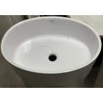 Besco Uniqa Umywalka Wolnostojąca 32x46 cm biała UMD-U-WO