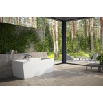 Besco Vena Wanna Wolnostojąca przyścienna 170x75 cm biała WKVE-170-WS