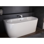 Besco Volya Wanna wolnostojąca przyścienna 140x75 biała WKV-140-WS