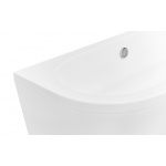 Besco Volya Wanna wolnostojąca przyścienna 140x75 biała WKV-140-WS