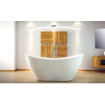 Besco Viya Wanna Wolnostojąca 160x70 biała WMD-160-V