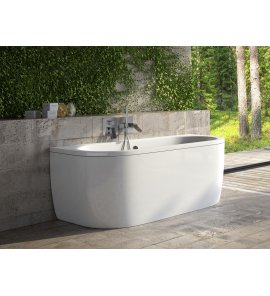 Besco Volya Wanna wolnostojąca przyścienna 170x75 biała WKV-170-WS