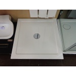 Bette One Brodzik prostokątny 90x90 cm stalowy biały 3330000