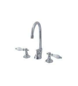 Bleu Provence Bateria umywalkowa 3-otworowa z korkiem chrom RLA101CR