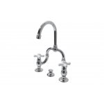 Bleu Provence Bateria umywalkowa 3-otworowa z korkiem chrom RLP1014PCR