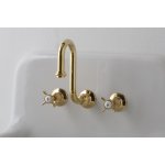 Bleu Provence Bateria umywalkowa ścienna gold RLF1012DOR