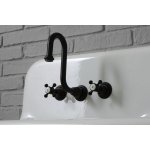 Bleu Provence Bateria umywalkowa ścienna black RLP1012DBLACK