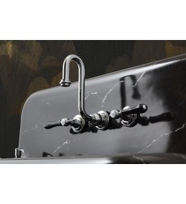 Bleu Provence Bateria umywalkowa ścienna chrom RLA1012DCR