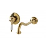 Bleu Provence Bateria umywalkowa ścienna brass RKA03ON