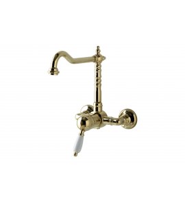 Bleu Provence Bateria umywalkowa ścienna gold RKA06OR