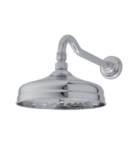 Bleu Provence Deszczownica prysznicowa ∅15 z ramieniem ściennym chrom RD120CR15