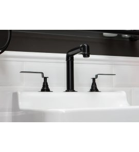Bleu Provence Industrial Bateria umywalkowa 3-otworowa black nickel RLMT301NN