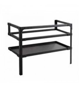 Bleu Provence Industrialis Stelaż umywalkowy metalowy z półką 110x50 black 4110/3