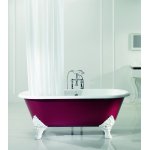 Bleu Provence Jasmine Wanna wolnostojąca z nogami białymi 178x80 fioletowy 3080R